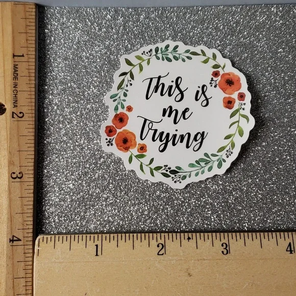 10/$10 Taylor Swift FOLKLORE Waterproof Sticker trying FLOWER - Picture 2 of 7